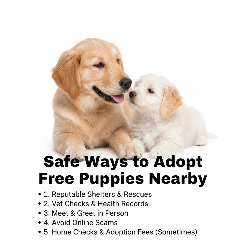 Safe Ways to Adopt Free Puppies Nearby