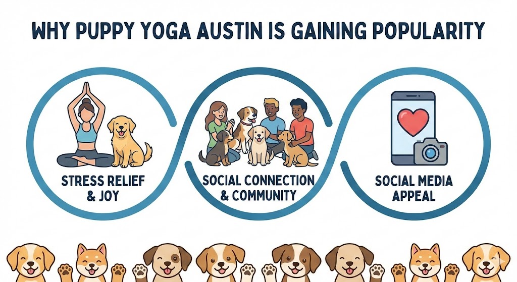 Why Puppy Yoga Austin Is Gaining Popularity