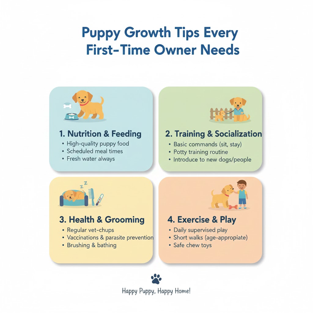Puppy Growth Tips Every First-Time Owner Needs