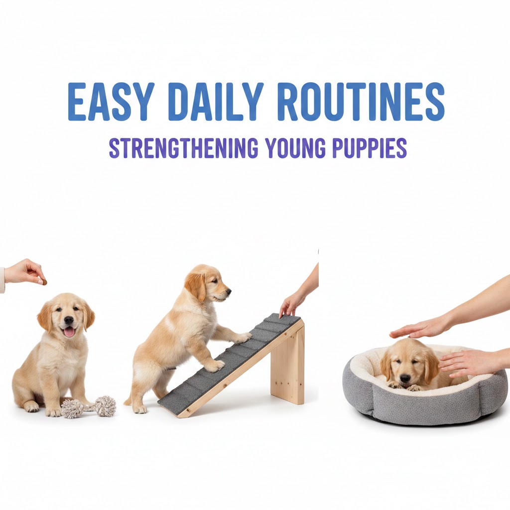 Easy Daily Routines Strengthening Young Puppies