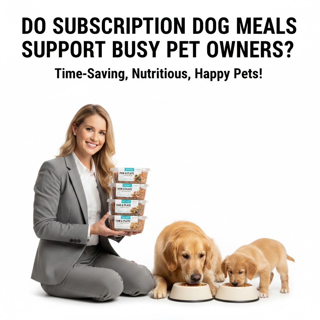 Do Subscription Dog Meals Support Busy Pet Owners