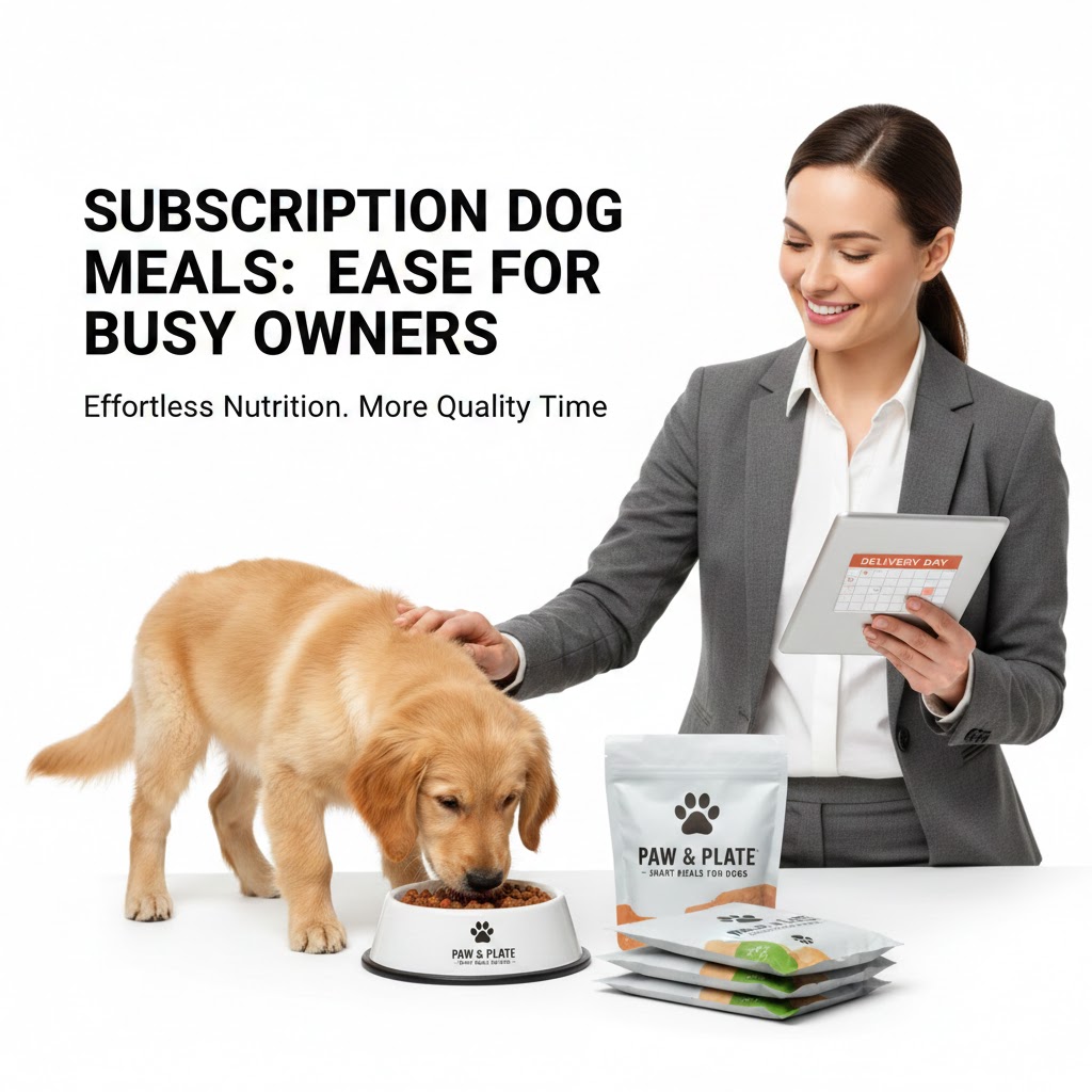 How Subscription Dog Meals Help Busy Owners