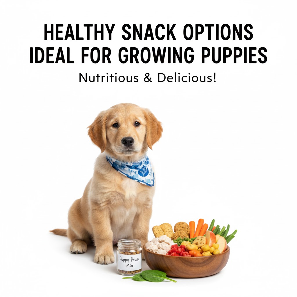 Healthy Snack Options Ideal for Growing Puppies