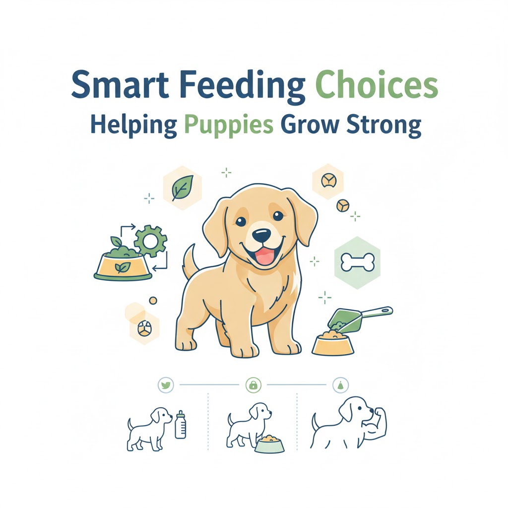 Smart Feeding Choices Helping Puppies Grow Strong