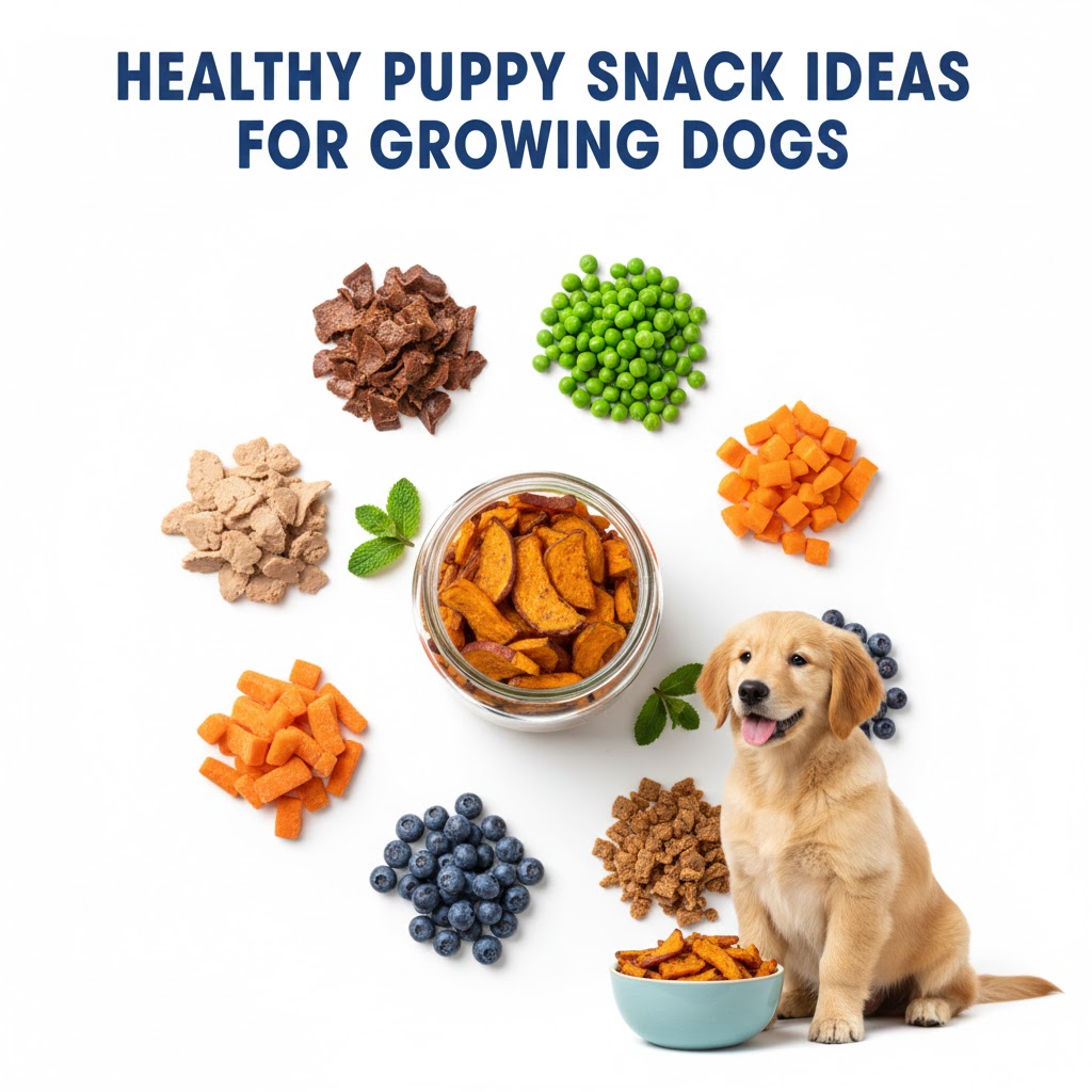 Healthy Puppy Snack Ideas for Growing Dogs