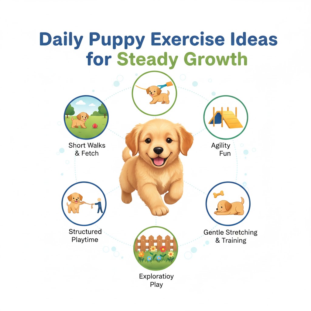 Daily Puppy Exercise Ideas for Steady Growth