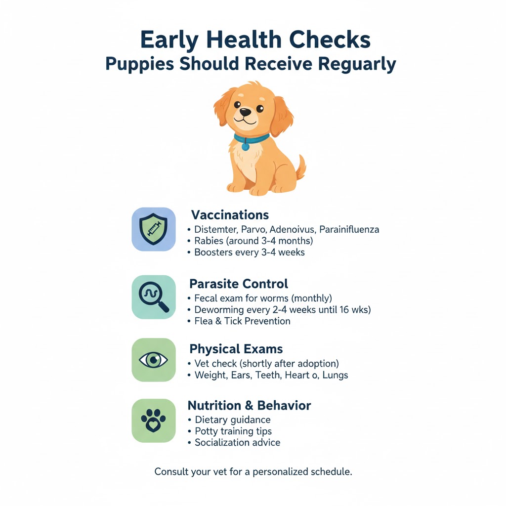 Early Health Checks Puppies Should Receive Regularly