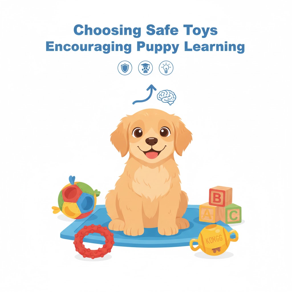 Choosing Safe Toys Encouraging Puppy Learning