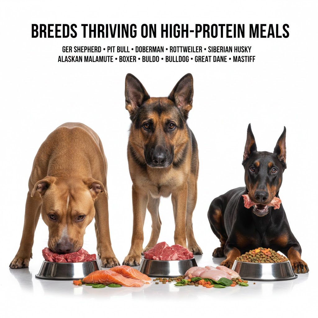 Breeds Thriving Best on High-Protein Meals