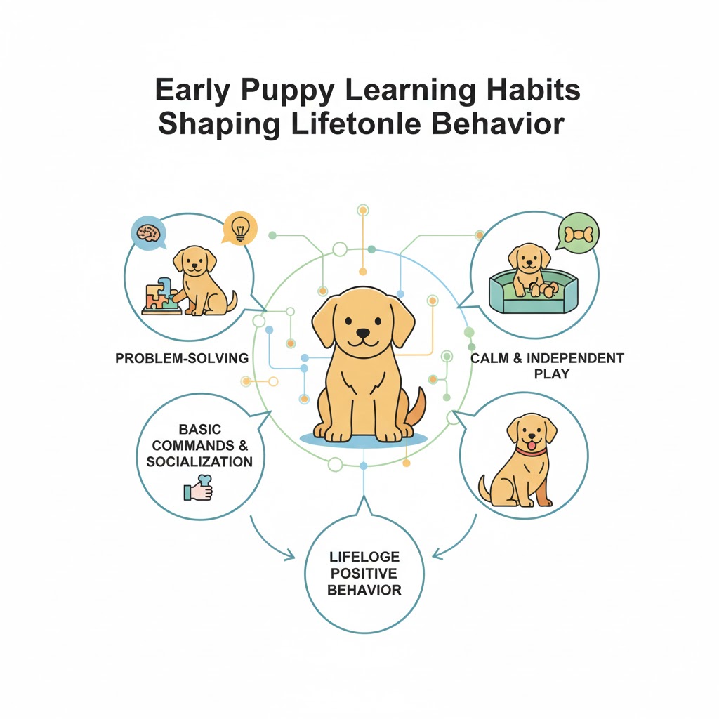 Early Puppy Learning Habits Shaping Lifelong Behavior
