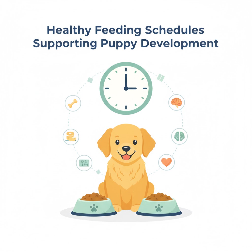 Healthy Feeding Schedules Supporting Puppy Development