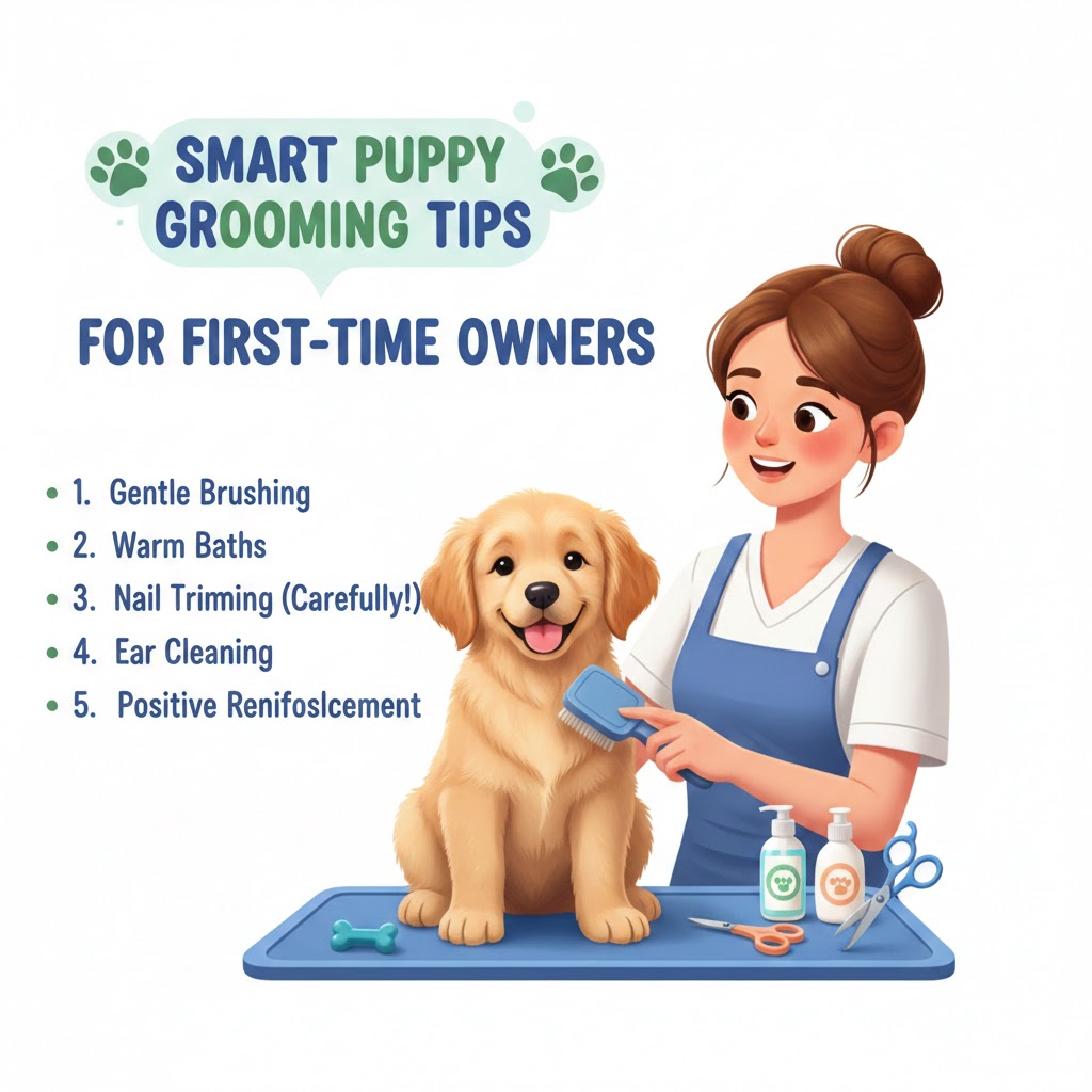 Smart Puppy Grooming Tips for First-Time Owners