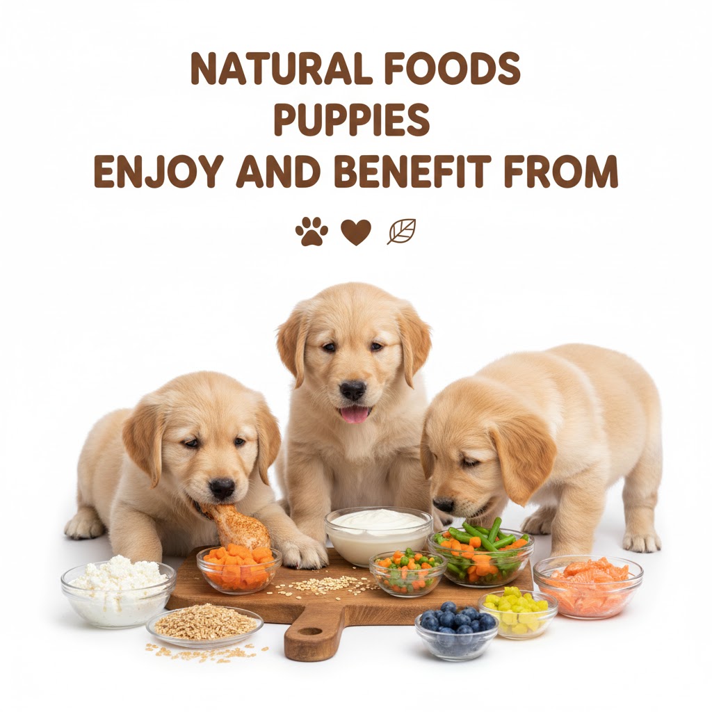 Natural Foods Puppies Enjoy and Benefit From