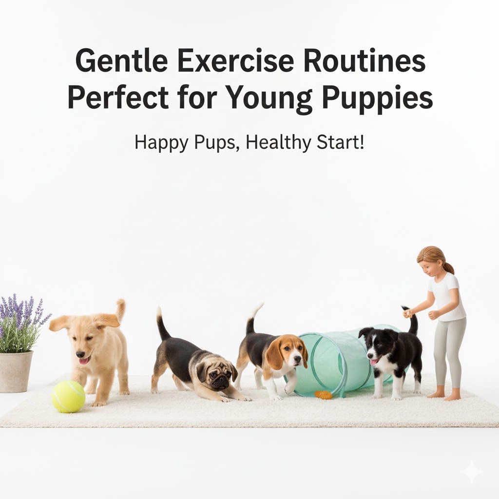 Gentle Exercise Routines Perfect for Young Puppies