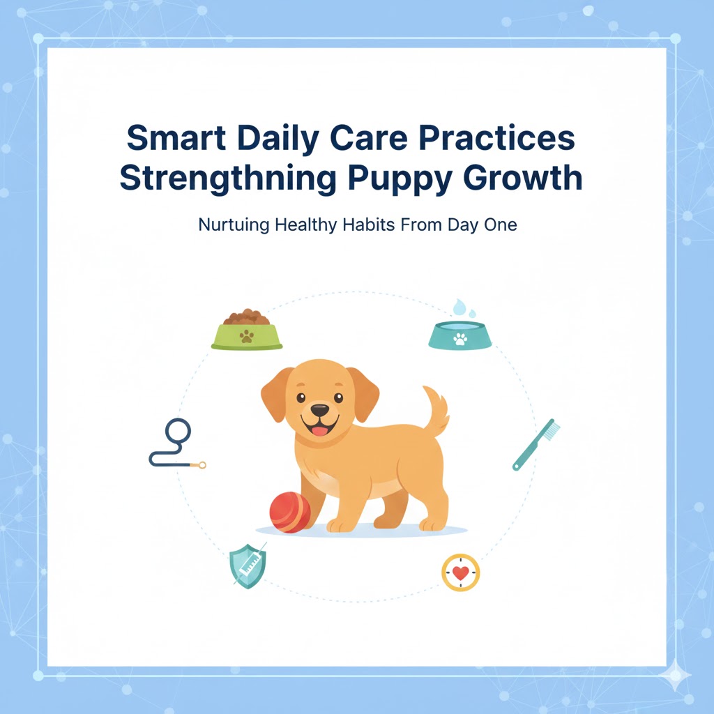 Smart Daily Care Practices Strengthening Puppy Growth