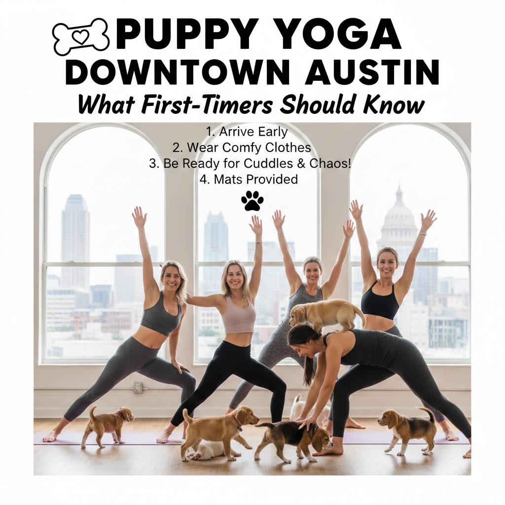 Puppy Yoga Downtown Austin