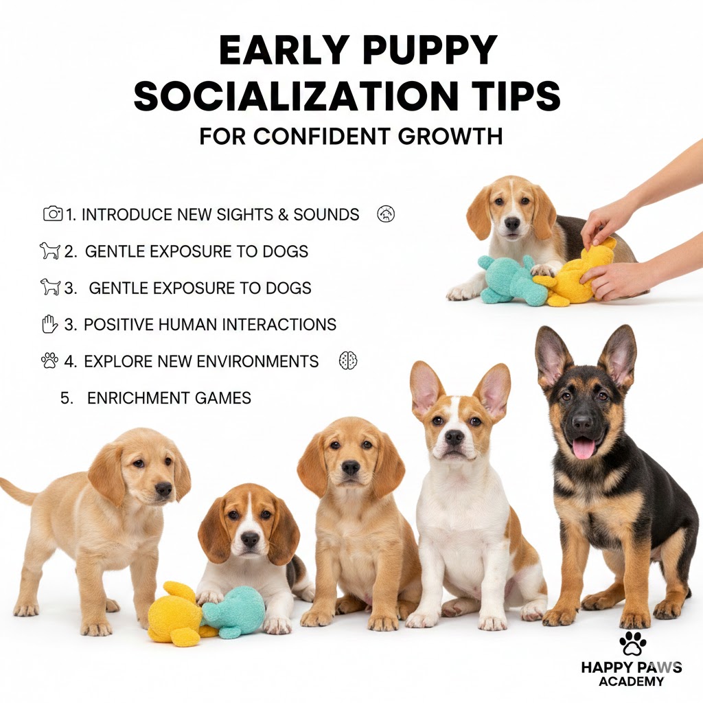 Early Puppy Socialization Tips for Confident Growth