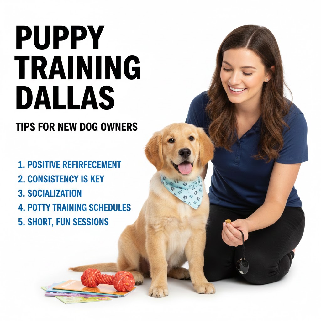 Puppy Training Dallas Tips for New Dog Owners