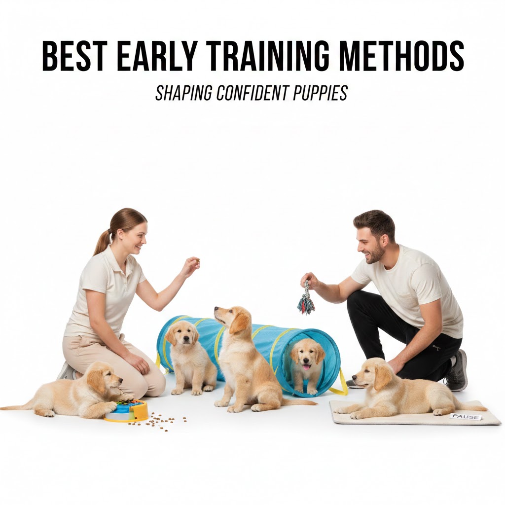Best Early Training Methods Shaping Confident Puppies
