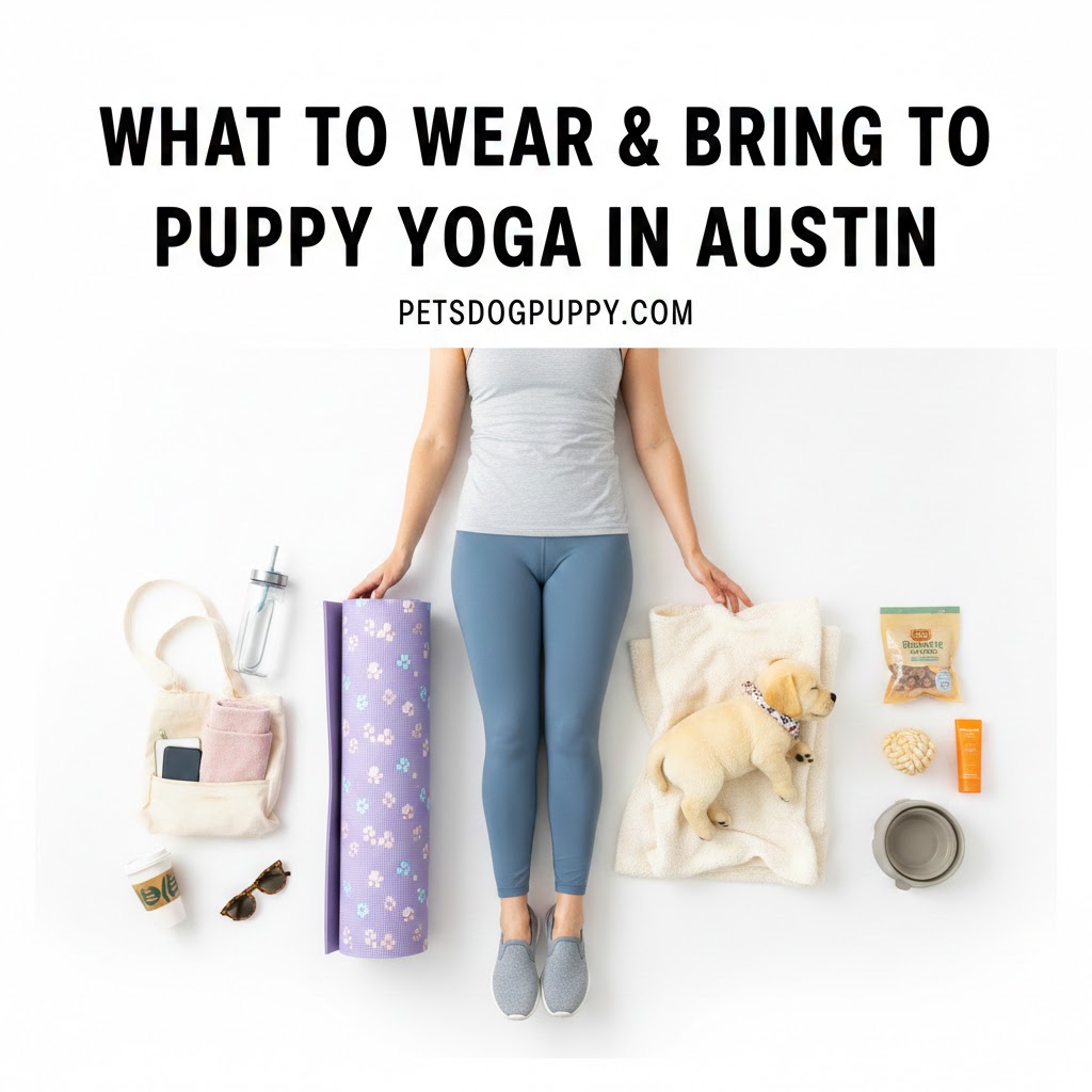 What to Wear & Bring to Puppy Yoga in Austin