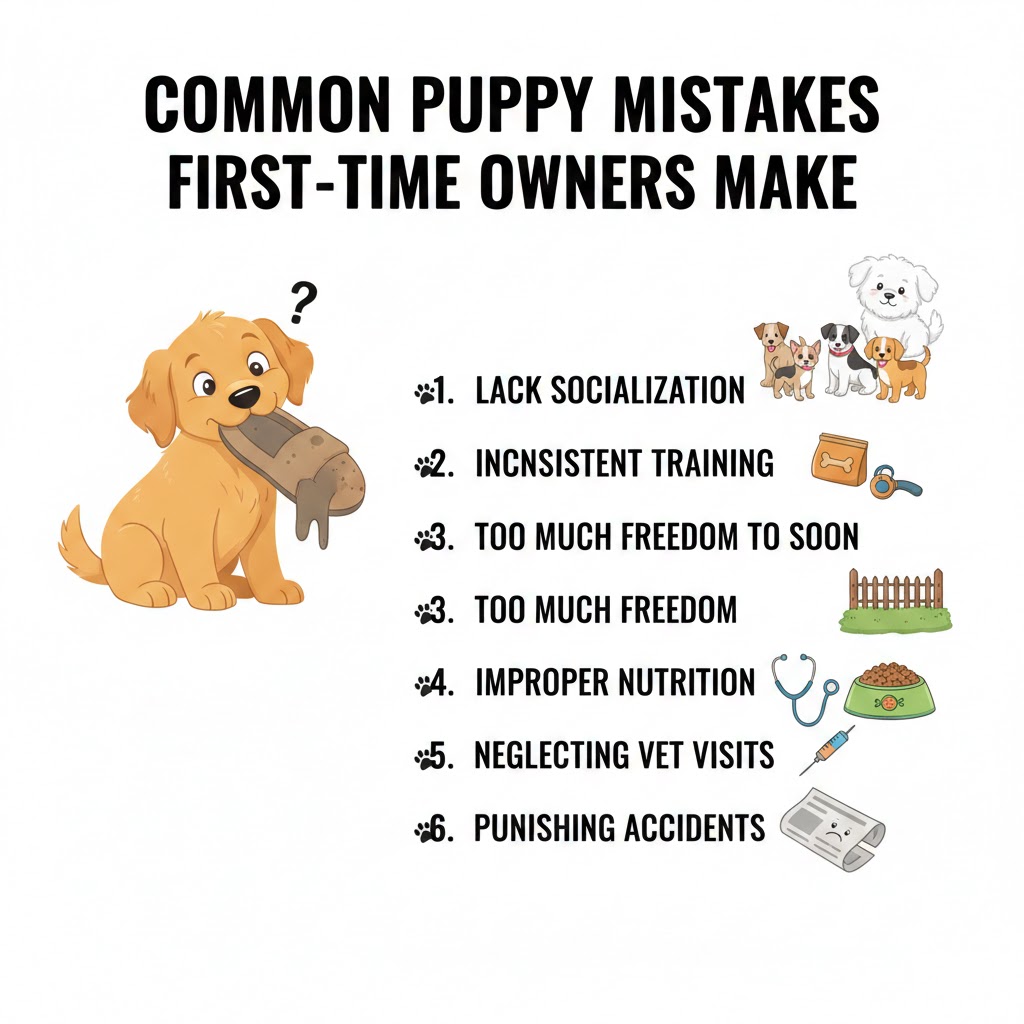 Common Puppy Mistakes First Time Owners Make