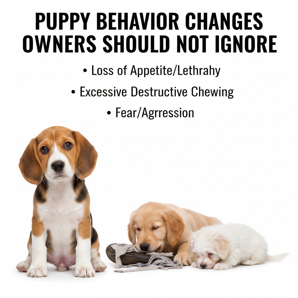 Puppy Behavior Changes Owners Should Not Ignore