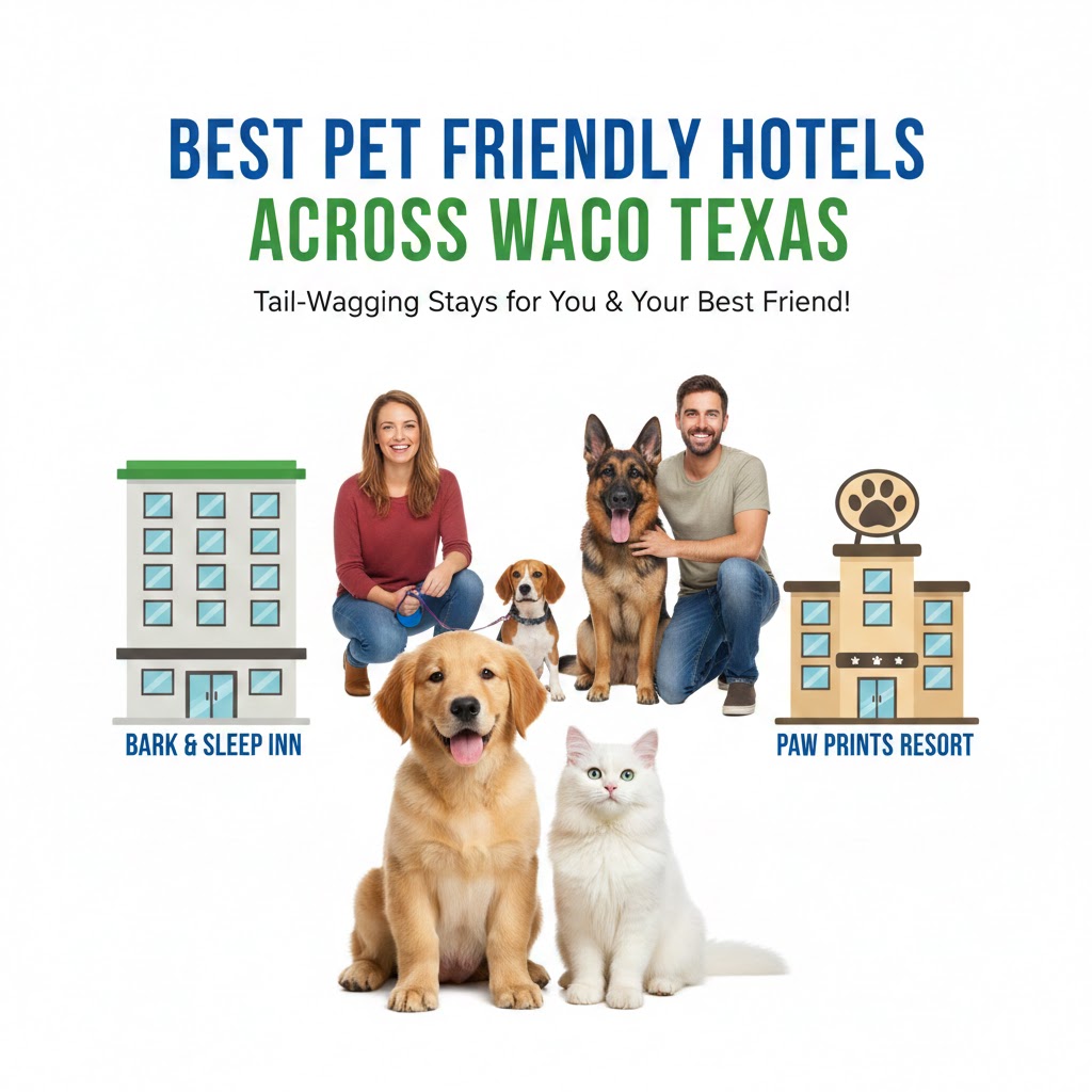 Best Pet Friendly Hotels Across Waco Texas