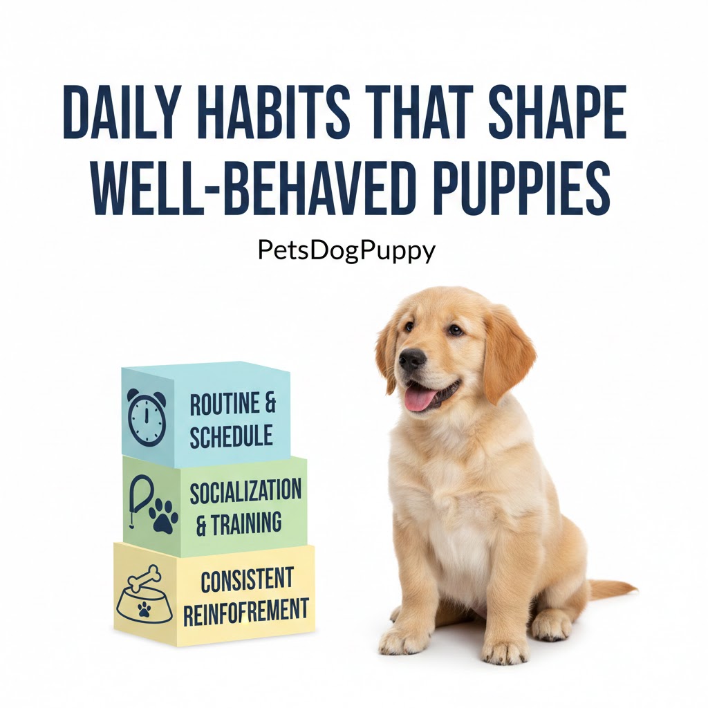 Daily Habits That Shape Well Behaved Puppies