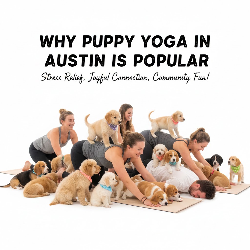 Why Puppy Yoga in Austin Is Popular
