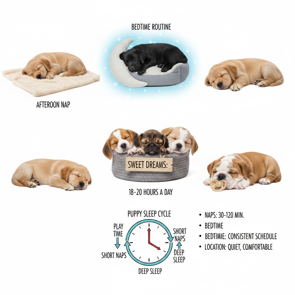 Puppy Sleep Habits Including Naps And Bedtime