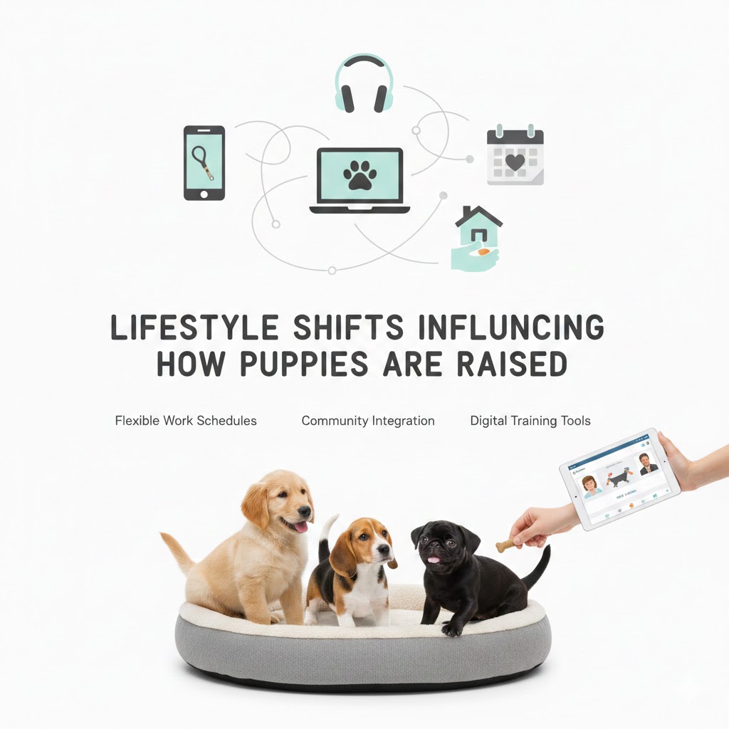 Lifestyle Shifts Influencing How Puppies Are Raised